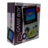 Caixa Vazia Game Boy Color Crystal Em Madeira Mdf