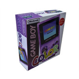 Caixa Vazia Game Boy Color Roxo Em Madeira Mdf
