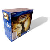 Caixa Vazia Madeira Mdf Ps3 Super Slim Branco God Of War