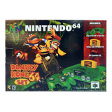 Caixa Vazia Nintendo 64 Dk Set Excelente Qualidade 