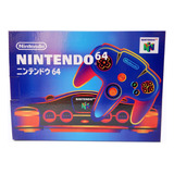 Caixa Vazia Nintendo 64 Japonês Excelente Qualidade 