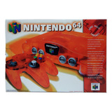 Caixa Vazia Nintendo 64 Tangerina Excelente Qualidade 