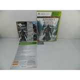 Caixa Vazia S Manual Assassins Creed Rogue Xbox 360 S Jogo