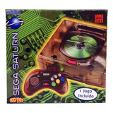 Caixa Vazia Sega Saturn Transparente Excelente Qualidade