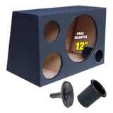 Caixa Vazia Trio 10 Ou 12 Polegadas Driver Tweeter Mdf