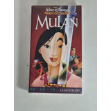 Caixa Vazia Vhs Mulan Walt Disney