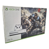 Caixa Xbox One 1 Vazia Edição Gears Of War