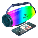 Caixinha Caixa De Som Bluetooth Portátil 18w Led Fm Usb Pc