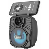 Caixinha Caixa De Som Via Bluetooth Com Luz De Led Kimiso Cor Preto Voltagem 110v 220v