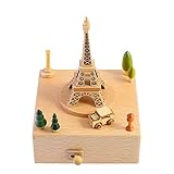 Caixinha De Música Torre Eiffel Decorativo