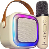 Caixinha De Som Com Microfone Bluetooth Infantil Karaoke