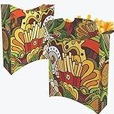 Caixinha Embalagem Batata Frita Salgados Delivery Verde 200u