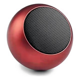 Caixinha Som Bluetooth Tws Metal Amplificada Mini Speaker 3w Cor Vermelho Voltagem 110v 220v bivolt