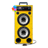 Caixinha Som Grande Bob Residencial Ativa Bluetooth Vertical