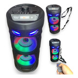 Caixinha Som Led Grande Potente Churrasco Festas Bluetooth