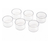 Caixinhas Acrilica 6x4cm Redonda 100 Unidades Latinha Pote