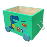 Caixote Baú Toy Box Organizador De Brinquedos Dinossauro