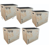Caixote Crossfit 30 Jump Box Kit Com 05 Unid 75x60x50