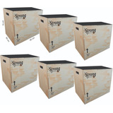 Caixote Crossfit 30 Jump Box Kit Com 06 Unid 75x60x50