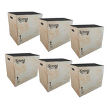 Caixote Crossfit 30 Jump Box Kit Com 06 Unid 75x60x50