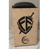 Cajon Carron Inclinado Jeg Acustico Escudo Fé