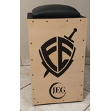 Cajon Eletroacústico Jeg Capa Mochila Vassourinha