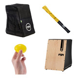 Cajon Fsa Standard Com Bag Eletro acústico Profissional