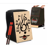 Cajón Inclinado Elétrico Com Kit De Acessorio G Cor Natural Musical Marca Witler Drums