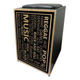 Cajon Jaguar Acústico Inclinado Profissional Cor Pb 009 Gêneros Musicais Palavras