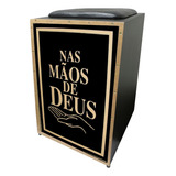 Cajon Jaguar Acústico Inclinado Profissional Pb 026 Nas Mão De Deus