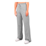 Calça Ajuste Cordão Moletinho Fio Lisa Pantalona Barra Flare