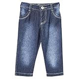 Calça Bebê Look Jeans Básica Jeans UNICA P