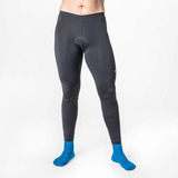 Calça Bike Ciclista Preta Masculina Acolchoada Fang Poker