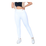 Calca Branca Feminina Com Elastano Legguing Branco Grossa