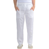 Calça Branca Oxford Uniforme Padeiro Cozinheiro