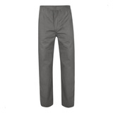 Calça Brim Profissional Uniforme Elástico Trabalho Pesado