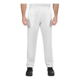 Calça Brim Sarja Uniforme Profissional Branca