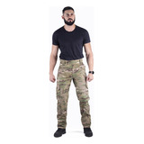 Calça Camuflada Militar Tática Reforçada Airsoft Rip Stop