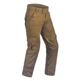 Calça Cargo Militar Masculina Coyote Uv50 Ripstop 8 Bolsos