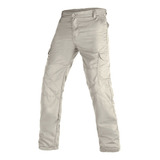 Calça Cargo Tática Militar Masculina Poly Reforçada Caqui
