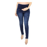 Calça Cigarrete Jeans Gestante