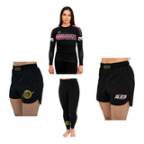 Calça Compressão Rash Guards 2 Bermudas No gi