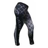 Calça Compressão Termica Feminina Muay Thai 2463p Pret bra