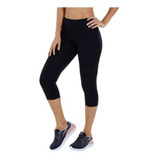 Calça Corsário Fitness Legging Suplex Feminina Academia