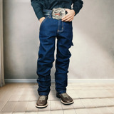Calça Country Infantil Carpinteira Juvenil Menino Cowboy Top
