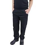 Calça De Brim Pesado Uniforme Profissional BR Alfa GG Regular Regular Preto 