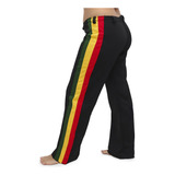 Calça De Capoeira Abada Jamaica Reggae Helanca Poliamida