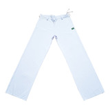 Calça De Capoeira Branca Abada Helanca