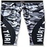 Calça De Compressão Termica Legging Feminina 2224 MA Camuflado Urbano PP Muay Thai