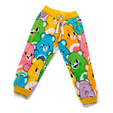 Calça De Moletom Infantil Algodão Ajustável Tema Personagens